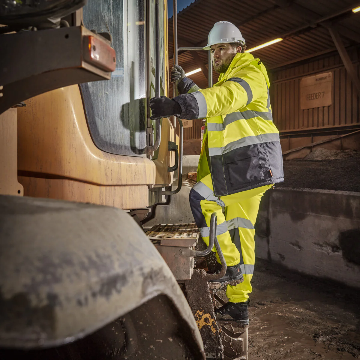 High Visibility Waterproof Jacket - Image 9